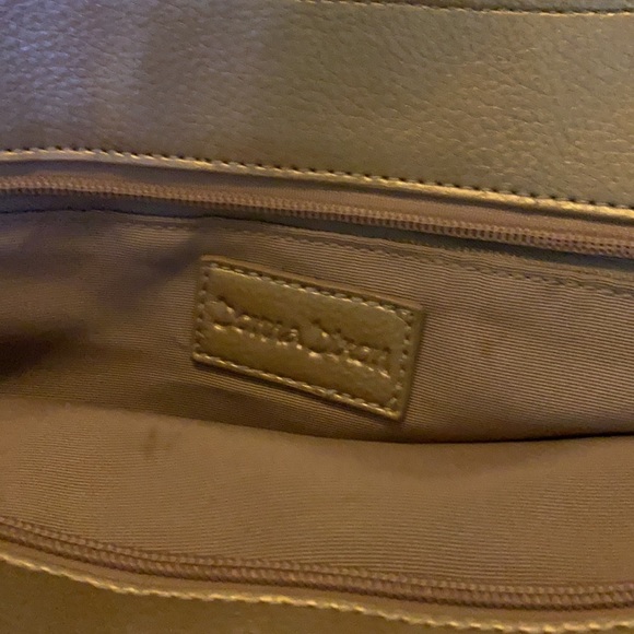 Small snake skin printed clutch - copper in color - Picture 3 of 4